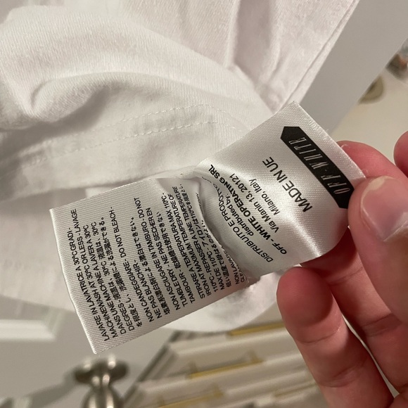 OFF-WHITE WOMENS BART TEE - Picture 6 of 6